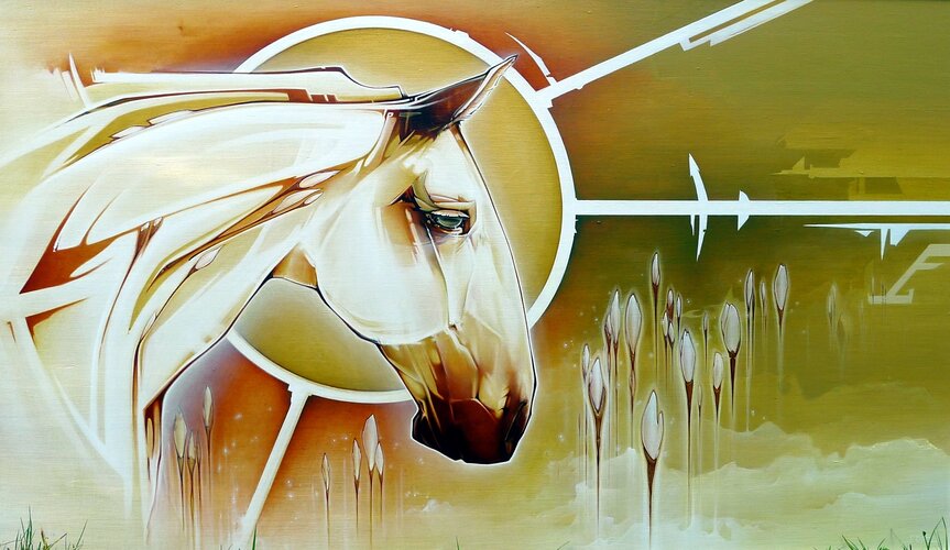 Horse Artfair Mose
